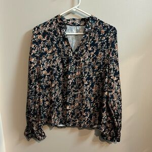 Shein Floral Blouse